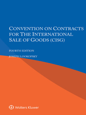 cover image of Convention on Contracts for the International Sale of Goods (CISG)